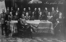 Kaiser and his Generals, between c1910 and c1915. Creator: Bain News Service.