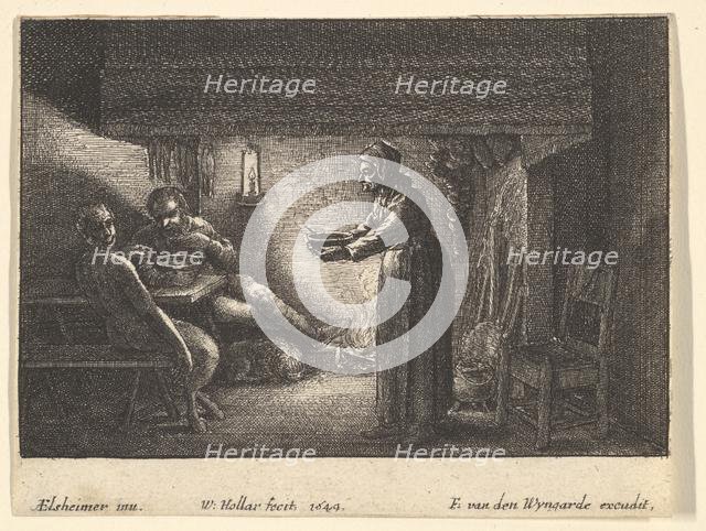 The satyr and the peasant, 1644. Creator: F van den Wyngarde.