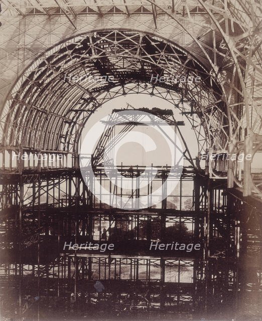 'South Transept looking towards Penge', Crystal Palace, Sydenham, 1852-1854. Creator: Philip Henry Delamotte.