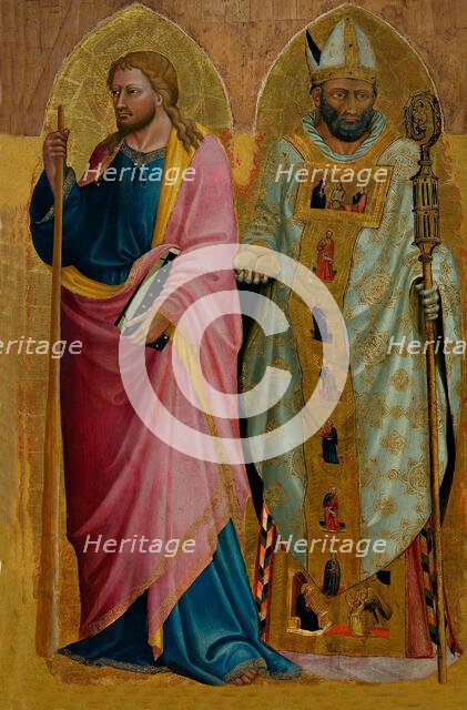 Saint James the Younger and Saint Nicholas of Bari, First third of the 15th cen.. Creator: Bicci di Lorenzo (1373-1452).