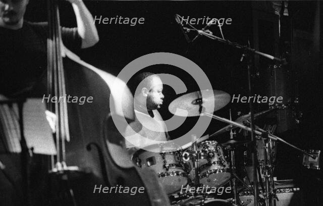 Jeff ‘Tain’ Watts, Ronnie Scott’s Jazz Club, Soho, London, April 2001. Creator: Brian O'Connor.