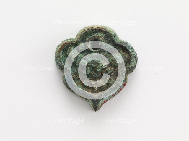 Ornament (one of a group of five), Goryeo period, 12th-13th century. Creator: Unknown.