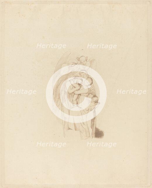 Holy Family? with Angels l.1: The March of the Intellect, 19th century. Creator: Unknown.