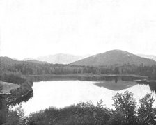 Mirror Lake, Adirondacks, New York State, USA, c1900.  Creator: Unknown.