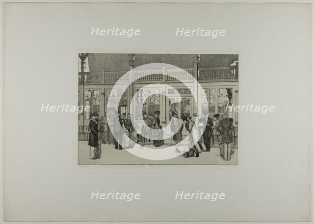 Place, plate one from A Glove, 1881. Creator: Max Klinger.