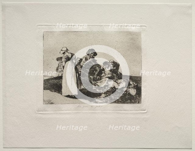 The Horrors of War: The Worst is to Beg. Creator: Francisco de Goya (Spanish, 1746-1828).