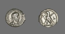 Tetradrachm (Coin) Portraying Emperor Gallienus, 261-262. Creator: Unknown.