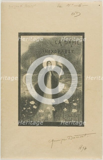 The Inexorable Woman, 1894. Creator: Maurice Dumont.