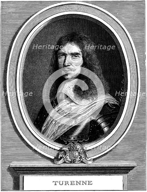 Henri de la Tour d'Auvergne, French military leader, c1645. Artist: Unknown