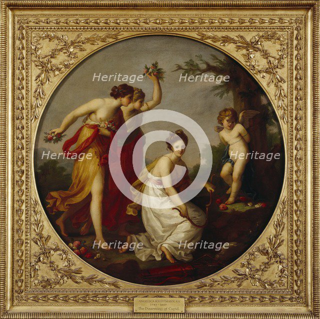 'The Disarming of Cupid', c1800. Artist: Angelica Kauffman.