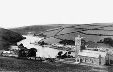 River Yealme; Noss Church, c1882. Artist: Unknown