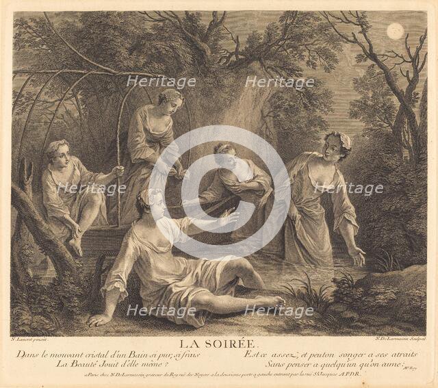 La soiree, 1741. Creator: Nicolas de Larmessin.
