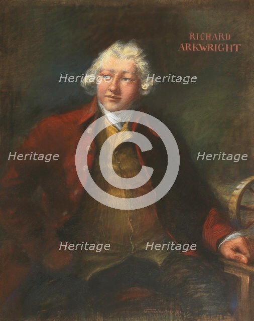 Portrait of Sir Richard Arkwright (1732-1792), 1911. Creator: Mautner, Stefan (1877-1944).