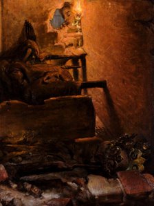 The Interior of the Tomb of King Casimir the Great, 1869. Creator: Jan Matejko.