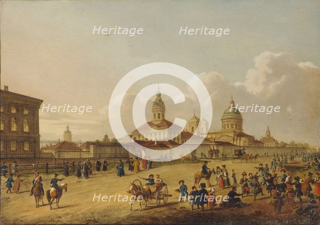 The Alexander Nevsky Monastery. Artist: Anonymous  