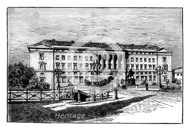 Christiansborg Castle, Copenhagen, Denmark. Artist: Unknown