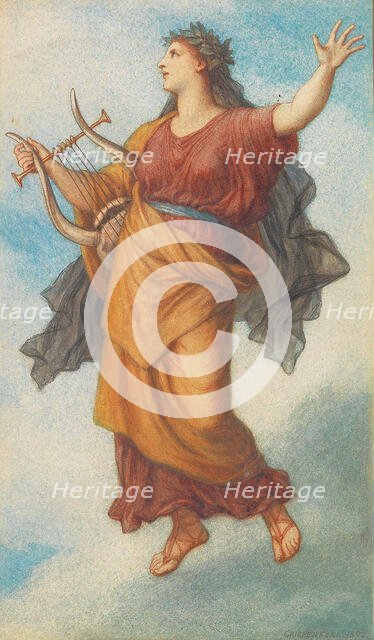 The Muse Polyhymnia, 1892. Creator: Griepenkerl, Christian (1839-1916).