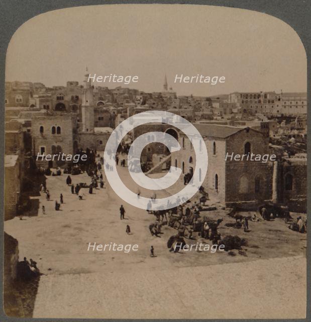 'Bethlehem of Judea, the birthplace of Jesus, Palestine', 1896. Creator: Underwood & Underwood.