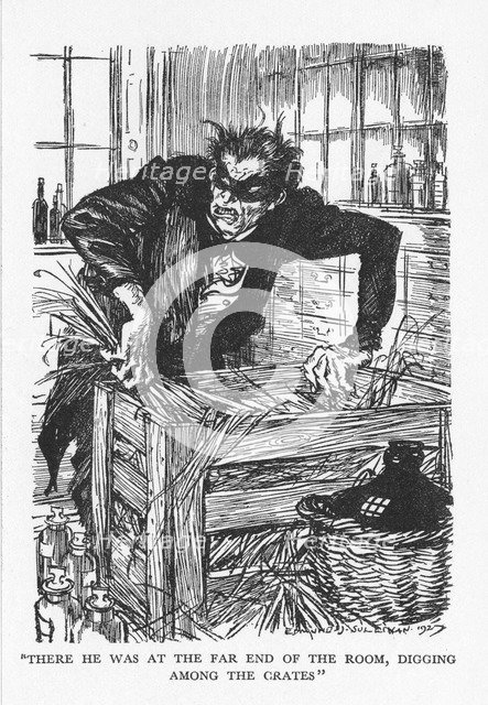 Scene from The Strange Case of Dr Jekyll and Mr Hyde by Robert Louis Stevenson, 1927. Artist: Edmund Joseph Sullivan