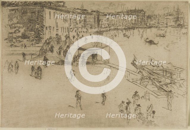The Riva, No. 2, 1879-1880. Creator: James Abbott McNeill Whistler.