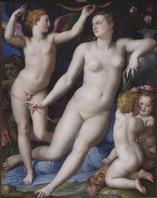 Venus, Cupid and Jealousy, c1550. Creator: Bronzino, Agnolo (1503-1572).