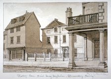 The rectory, St Mary Magdalen, Bermondsey, London, 1828. Artist: John Chessell Buckler
