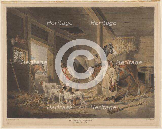 The First of September, Morning, published 1796. Creator: William Ward.
