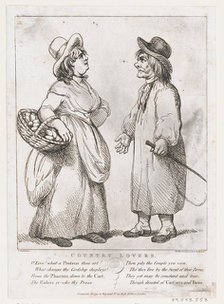 Country Lovers, March 15, 1798., March 15, 1798. Creator: Thomas Rowlandson.
