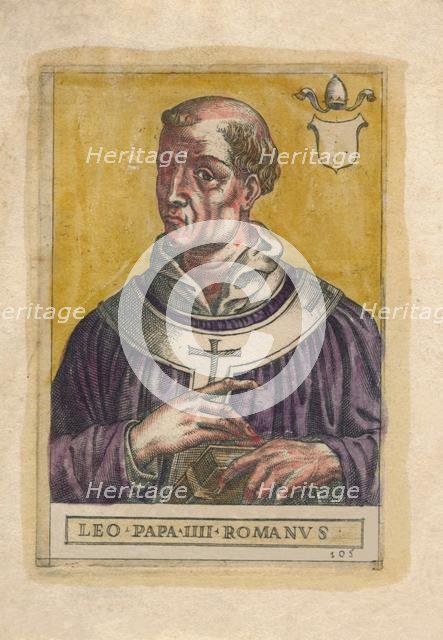 Pope Leo III.  Creator: Unknown.