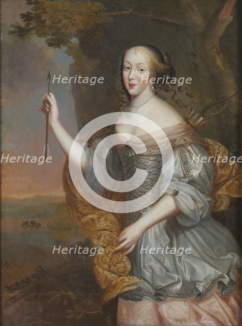 Portrait of Élisabeth Marguerite d'Orléans (1646-1696), Duchess of Alençon and Angoulême.