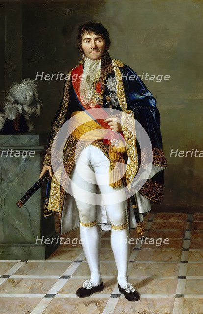 Portrait of François-Joseph Lefebvre (1755-1820), Marshal of the Empire. Artist: Davin-Mirvault, Césarine Henriette (1773-1844)