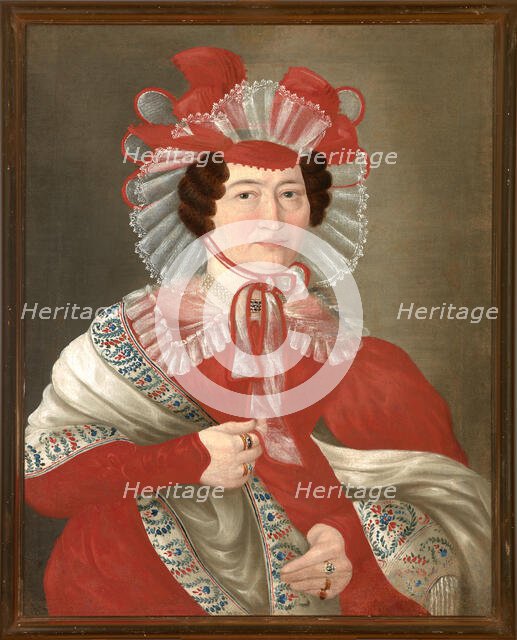 Portrait of a woman of the Krasuski family, between 1750-1850. Creator: Unknown.