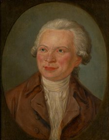 Portrait of the Composer Johann Abraham Peter Schulz (1747-1800) , 1790. Creator: Frisch, Johann Christoph (1738-1815).