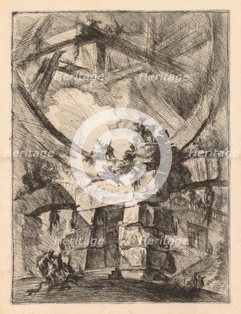 The Prisons: A Prison Door, 1745-1750. Creator: Giovanni Battista Piranesi (Italian, 1720-1778).