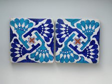 Tile, present-day Pakistan, late 15th century. Creator: Unknown.