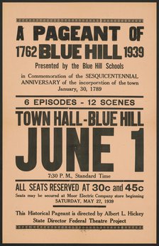 A Pageant of Blue Hill, Maine, [193-]. Creator: Unknown.