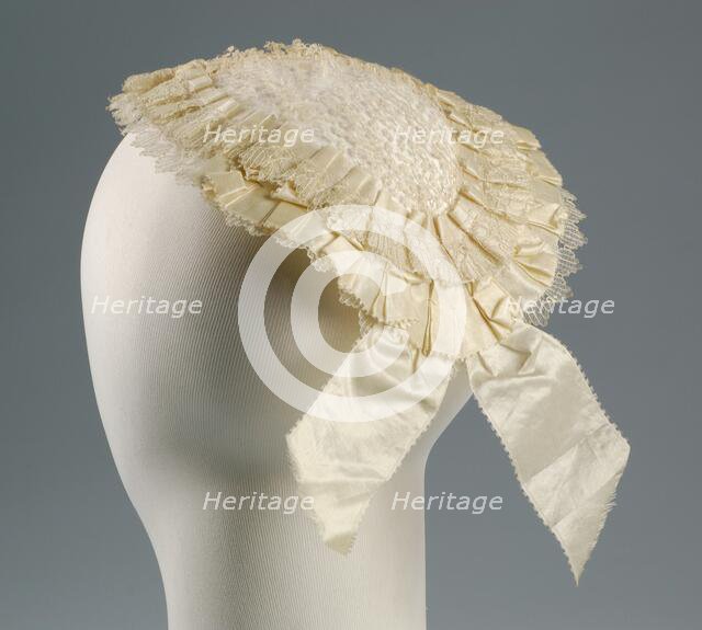 Morning cap, American, ca. 1875. Creator: Unknown.