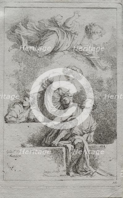 The Disciples at the Tomb, 1764. Creator: Jean-Honoré Fragonard (French, 1732-1806).