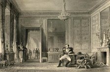 'The Salon d'abdication, Fontainbleau', c1840.  Creator: JB Allen.