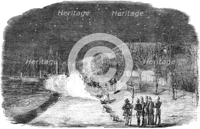 Firing of the Tower Guns [after peace is declared], 1856.  Creator: Unknown.