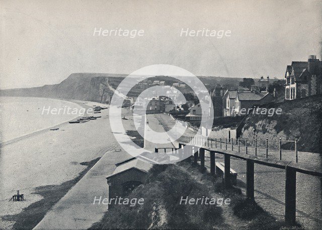 'Budleigh Salterton - General View of the Valley', 1895. Artist: Unknown.