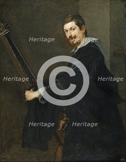 Man with a Lute, Between 1621 and 1630. Artist: Dyck, Sir Anthony van (1599-1641)