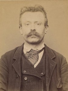 Terrier. Julien, François. 45 ans, né à Saint-Laurent (Mayenne). Menuisier. Anarchiste. 14..., 1894. Creator: Alphonse Bertillon.