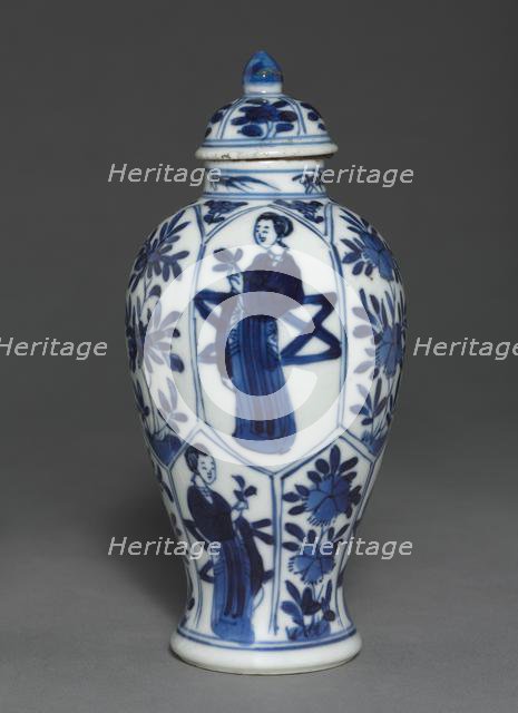 Jar with Cover, 19th Century. Creator: Unknown.