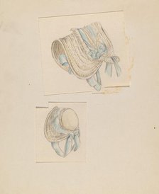 Bonnet, c. 1936. Creator: Margaret Concha.