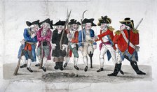 'City traind bands', 1789.                          Artist: John Nixon