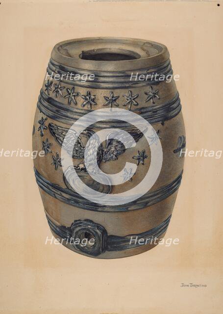 Wine Keg, c. 1939. Creator: John Tarantino.