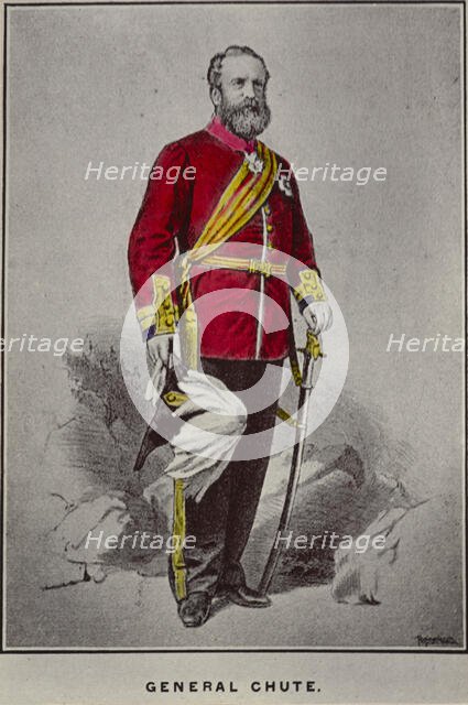 General Chute K.C.B, c.1860. Creator: Unknown.