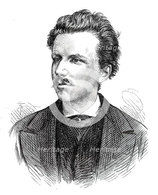 The late Viscount Amberley, 1876. Creator: Unknown.