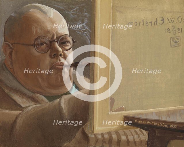 Self-Portrait, 1933. Creator: Eric Ehrstrom.